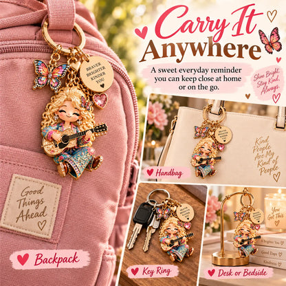Always With You Dolly Memory Keychain