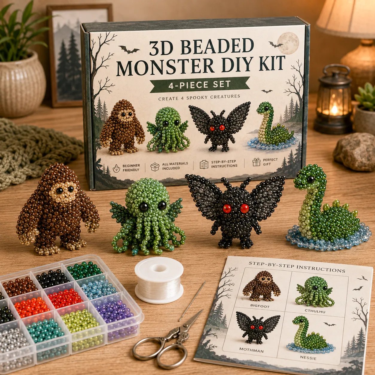 HOT🧵✨ Tiny 3D Beaded Animal DIY Kit