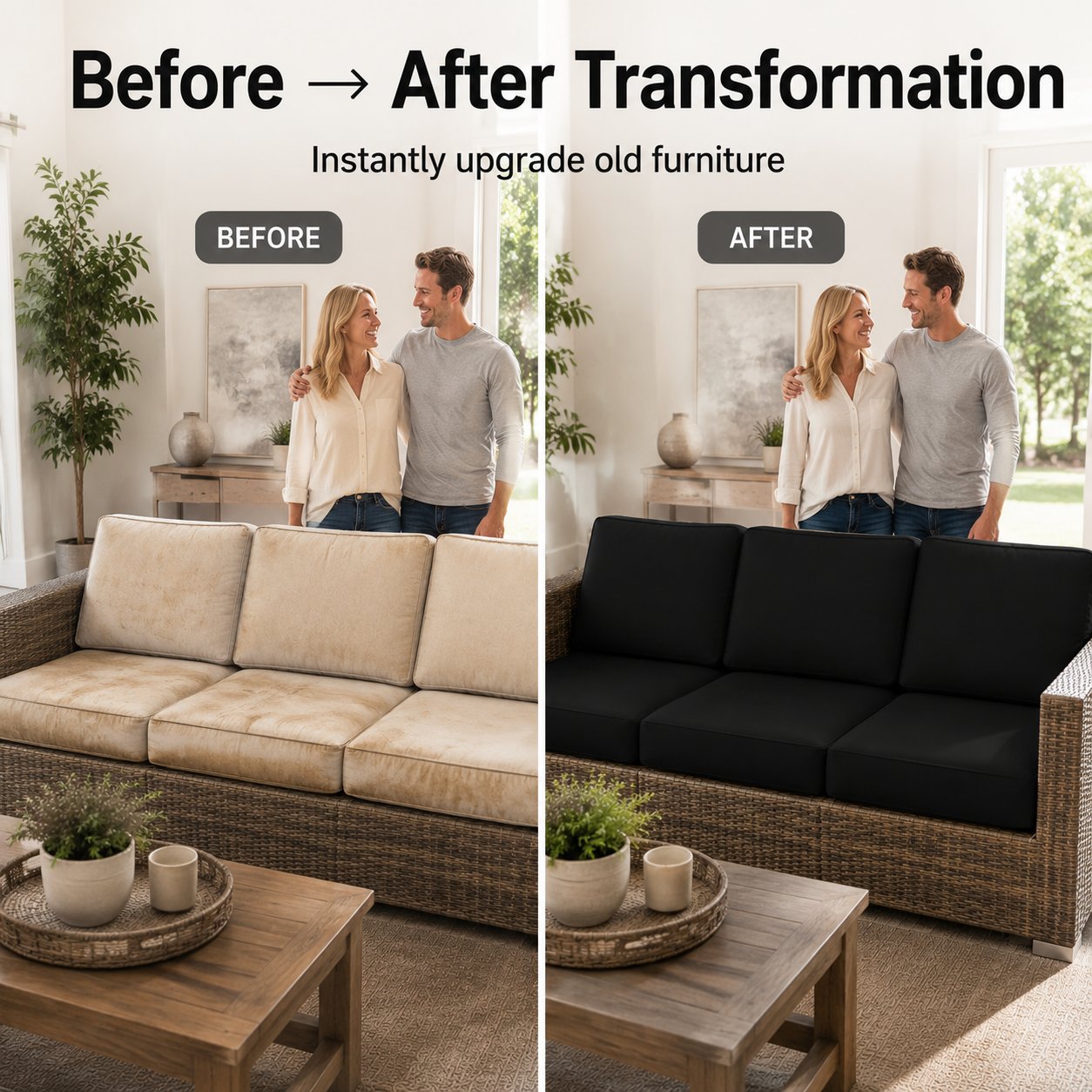 🪑 Stretch Sofa Cushion Covers