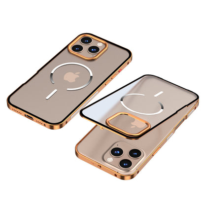 For iPhone 18 Pro Max Magnetic Metal Armor Case – Slim Premium Protection