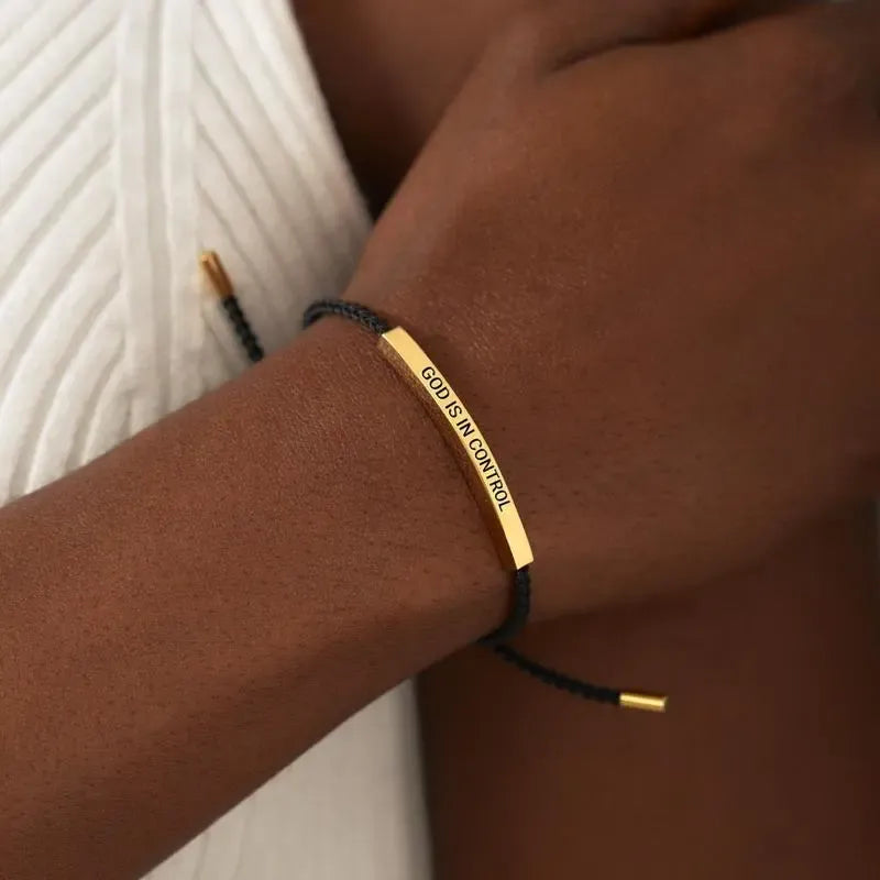 💖✨ Inspire Bracelet “God is in control”🎁