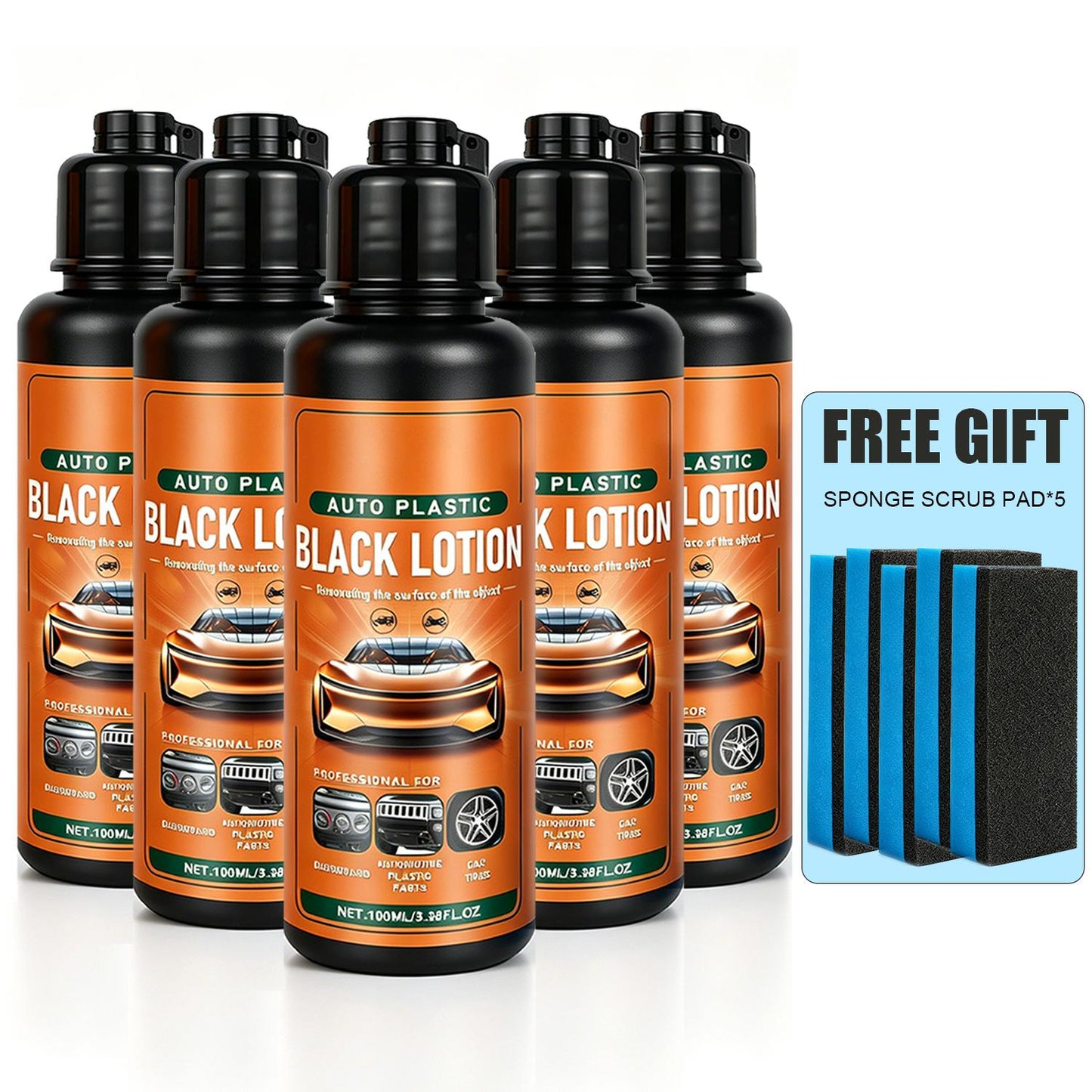 2026 Hot Sale🔥Plastic Restorer – Restores Shine & Color to Faded Plastic, Rubber & Vinyl Surfaces