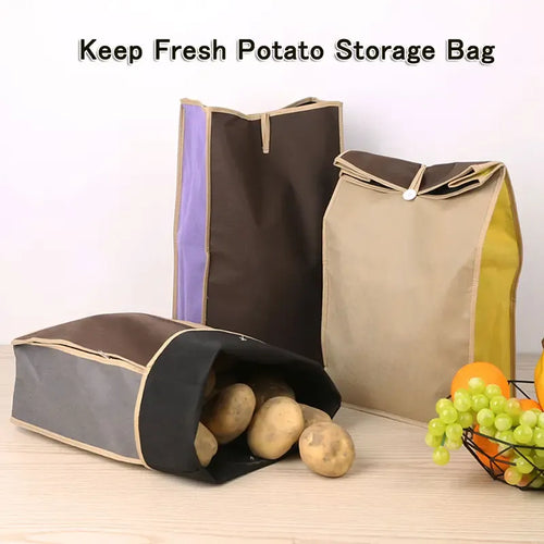 🥔 🔥 49% OFF | Reusable Self-Sealing Veggie Storage Bag – Potato & Onion Organizer