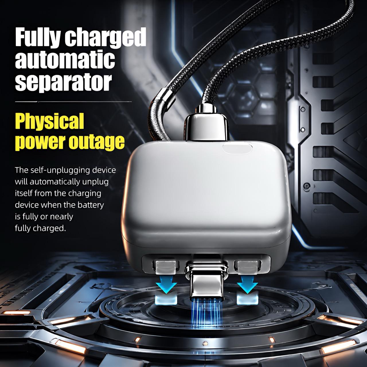 🔥Hot Sale 55% OFF ✨140W Type-C Physical-Disconnect Battery Guard - Auto & Self-Eject Charger