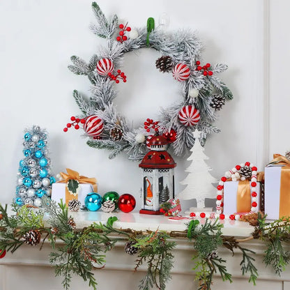 Reusable Silicone Christmas Garland Hangers – 12/24 Pack - Brown 12 Pcs