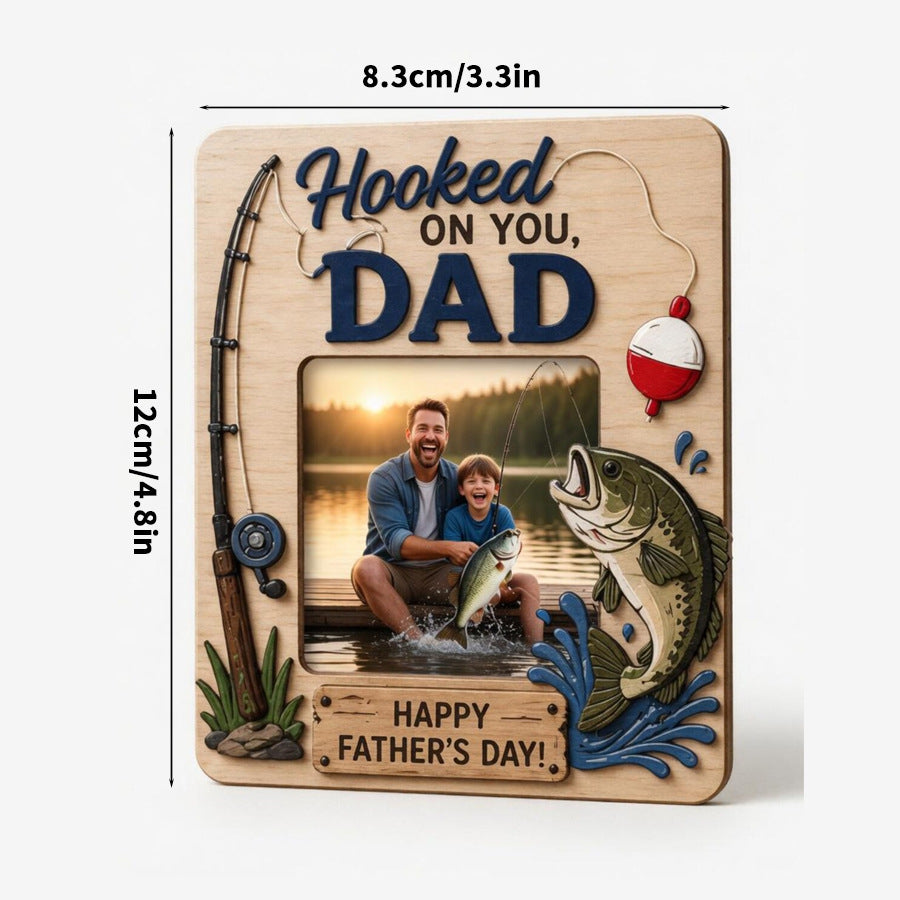 Personalized Wooden Dad Photo Frame | Father’s Day Gift