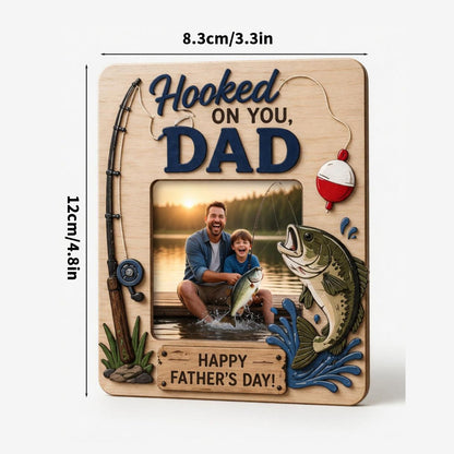 Personalized Wooden Dad Photo Frame | Father’s Day Gift