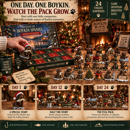 🎣🐾24 Days of Boykin Life – A Fishing Companion Christmas Collection