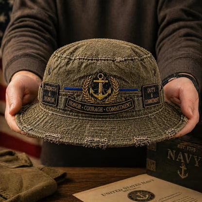 🏆Last Day Promo: 49% OFF - “Honor · Courage · Commitment” Boonie Hat