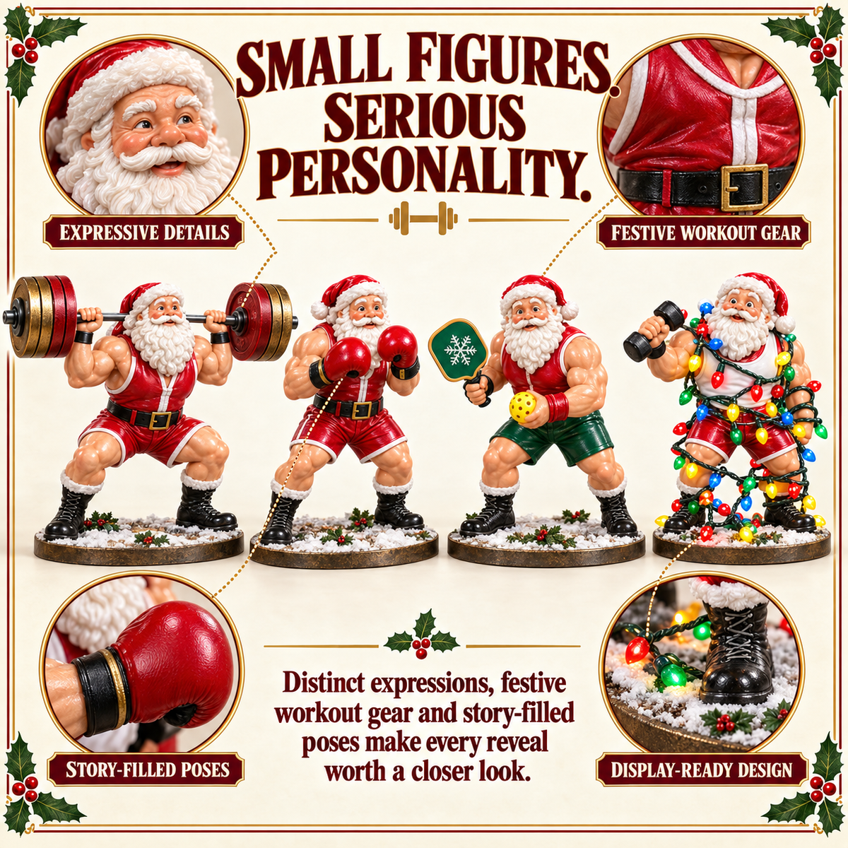 🏋️ North Pole Fitness Club – 24-Day Santa Advent Calendar