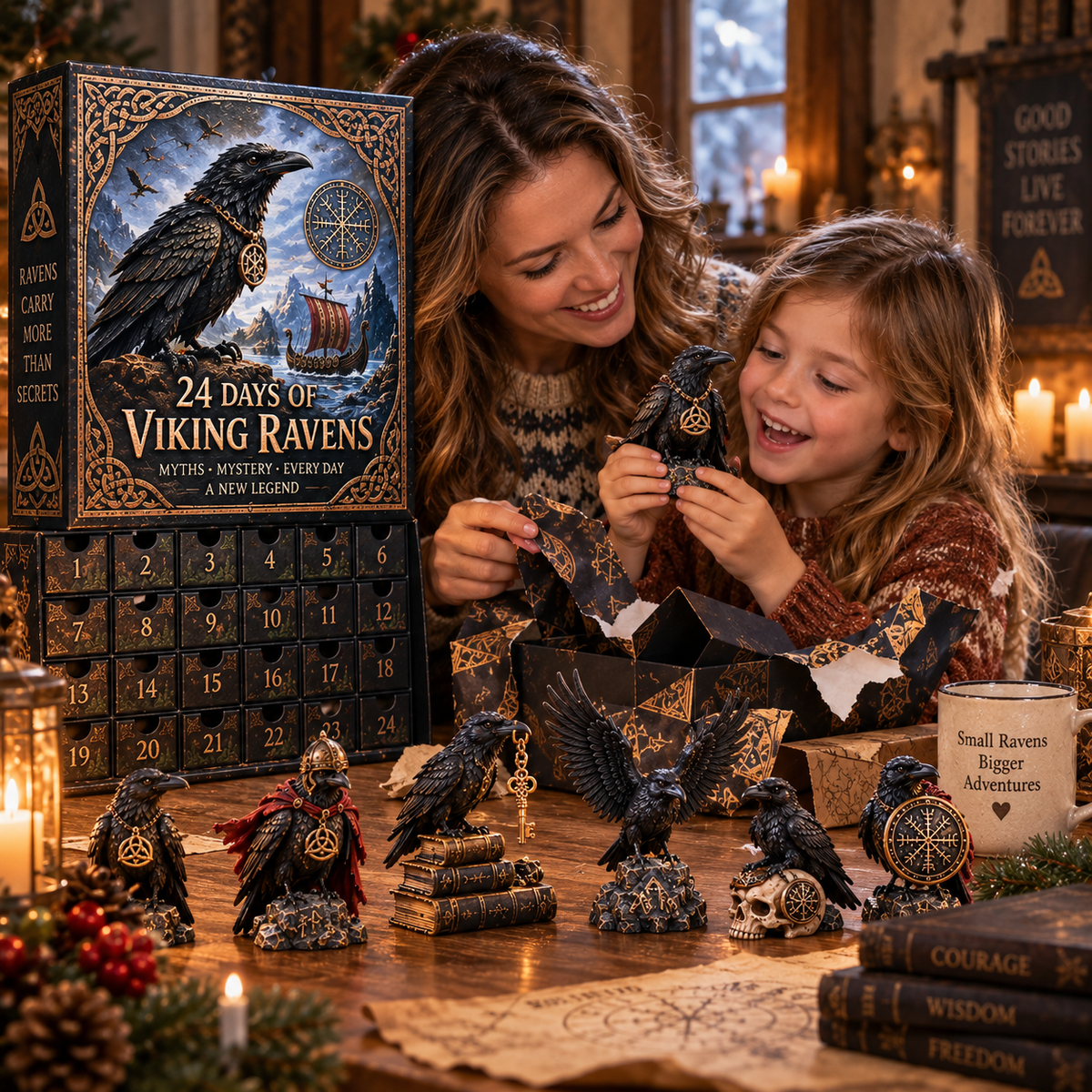 24 Days of Viking Ravens – A Nordic Legend Revealed One Raven at a Time