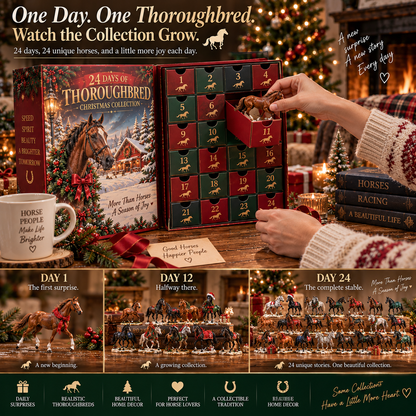 24 Days of Thoroughbred Spirit – A Christmas Collection of Speed & Grace 🐎🎄