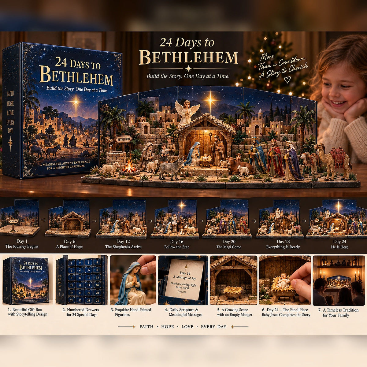 🔥No way！last 3 days！24 Days to Bethlehem — Build the Story. One Day at a Time.
