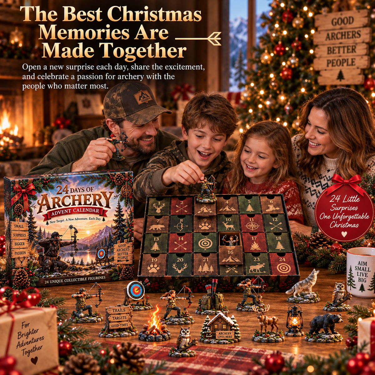 🎯 Ready to Aim for Christmas? 🏹 2026 Archery Advent Calendar – 24 Days of Outdoor Adventure!