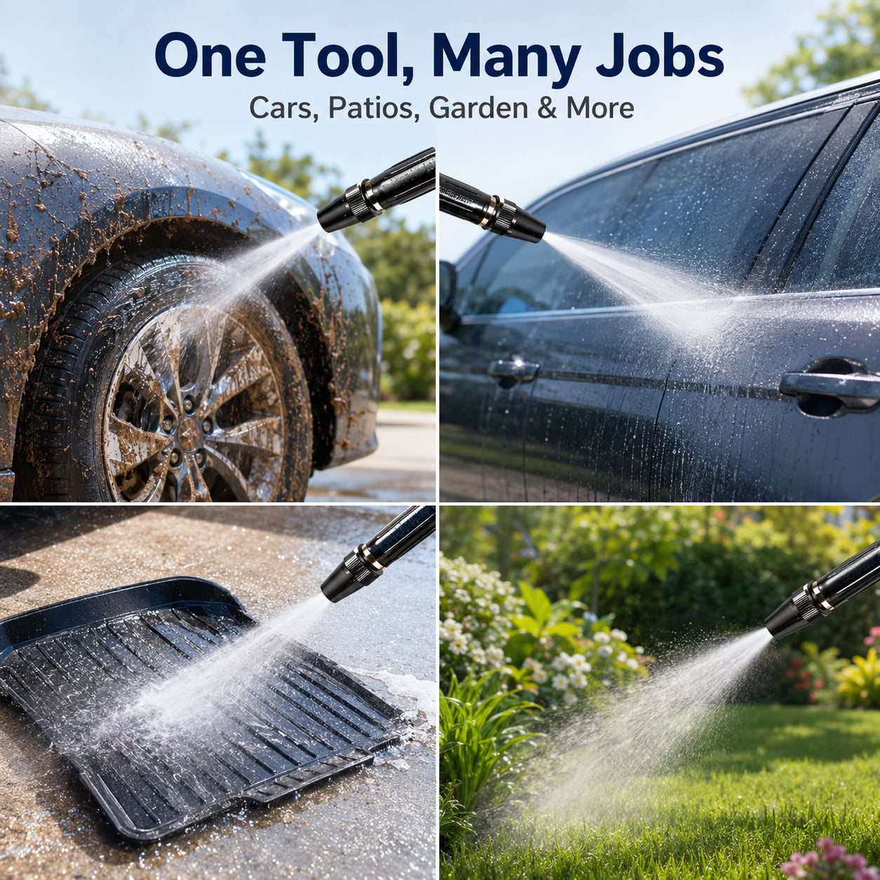 🔥LAST DAY 55% OFF - Home High-Pressure Car Wash Water Gun