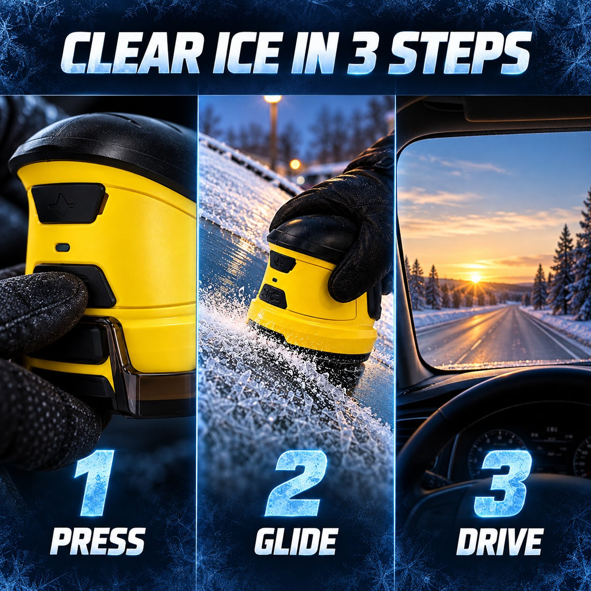 Electric Ice Scrapers for Car Wind Shield