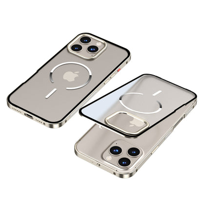 For iPhone 18 Pro Max Magnetic Metal Armor Case – Slim Premium Protection