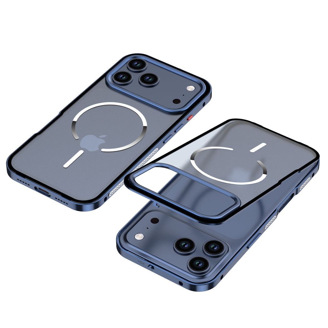For iPhone 18 Pro Max Magnetic Metal Armor Case – Slim Premium Protection