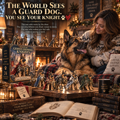 24 Days of German Shepherd Knights — 24 Loyal Guardians, One Unbreakable Bond. 🐾❤️