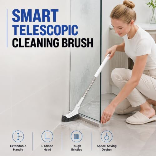 ✨Last Day 50% OFF🔥Multifunctional Extendable Long Handle Floor Scrub Brush