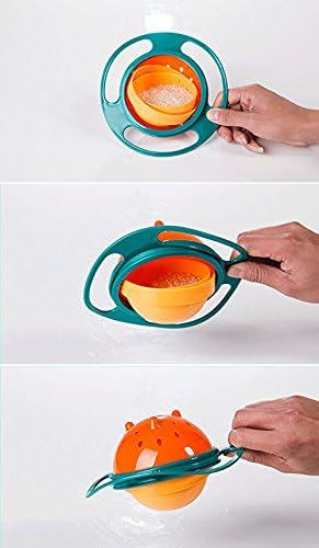 👶 Spill-Resistant Gyro Bowl for Toddlers