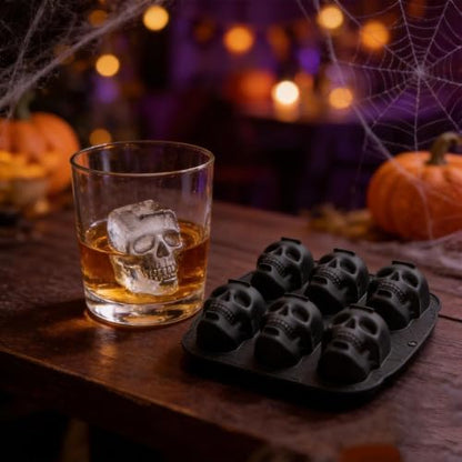 🔥LAST DAY 49% OFF -🎃 6-Cavity Skull Cake Mold 💀