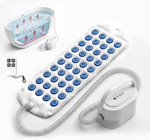 🛁 Bubble Bath Mat for Bathtub – Quiet Massage Mat with Heater🫧