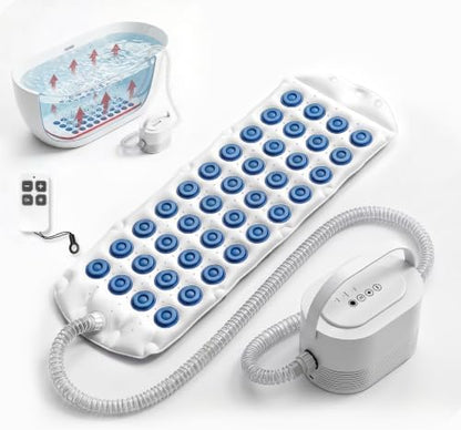 🛁 Bubble Bath Mat for Bathtub – Quiet Massage Mat with Heater🫧