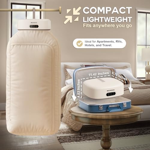 👕 Portable Clothes Dryer – 600W Compact Dryer for Apartments & Travel