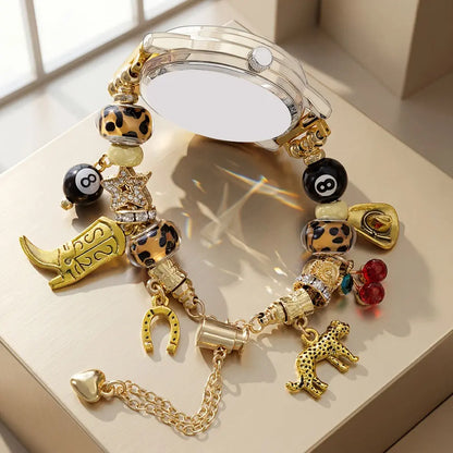 Boho Charm Apple Watch Band – Elegant Bracelet Style Strap