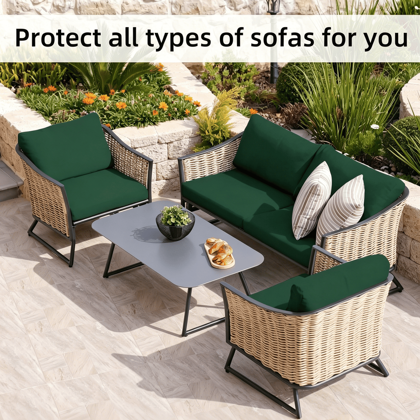 🪑 Stretch Sofa Cushion Covers