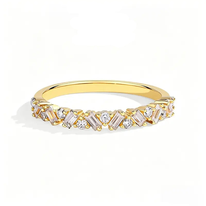 Luxury Marquise Cut Engagement Ring Set for Women – 2PCS 5A CZ Wedding & Promise Rings