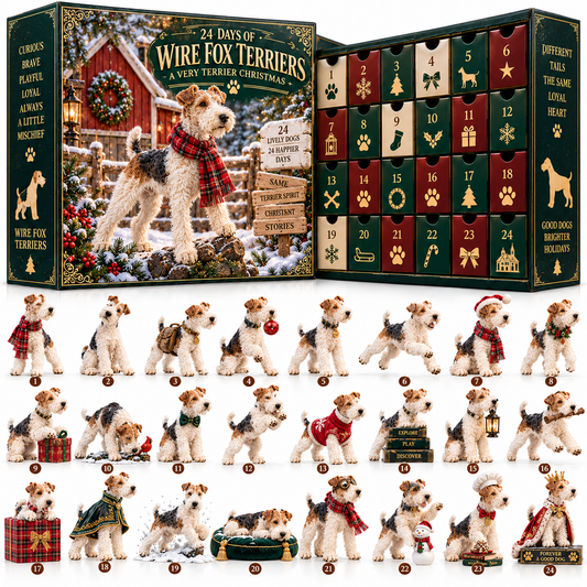 🔥 Small Dog, Big Personality! 🐶 2026 Wire Fox Terrier – 24 Days of Surprises!
