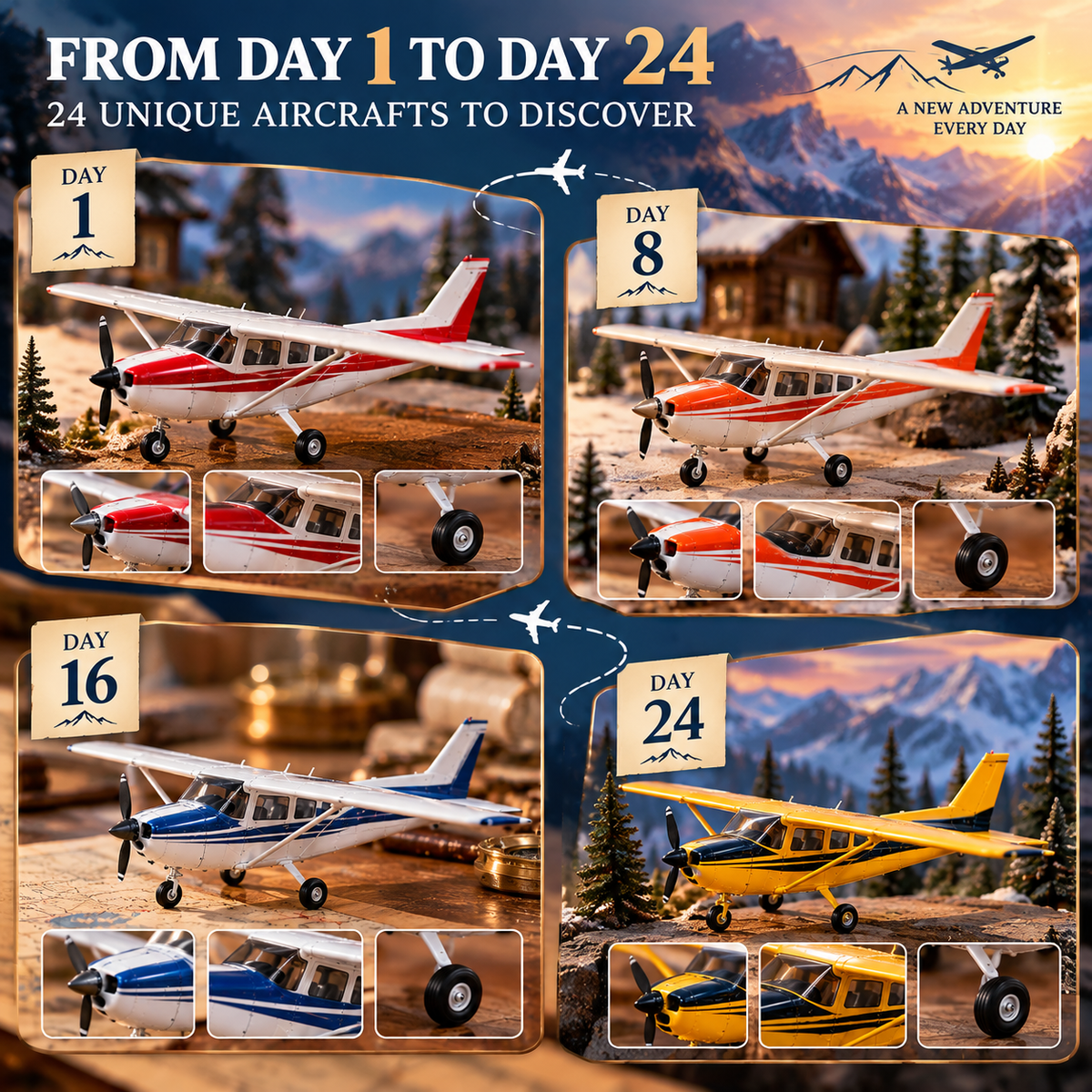 ✈️ Ready to Take Flight?! 🎄 2026 Aviation Adventures Advent Calendar – 24 Days of Flying Dreams & Collectible Surprises!