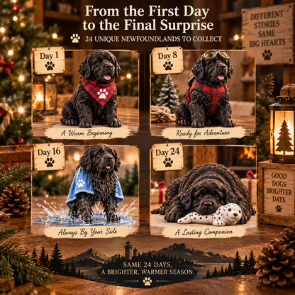 24 Days of Newfoundland Companions — Big Hearts, Brave Souls & Gentle Giants 🐾