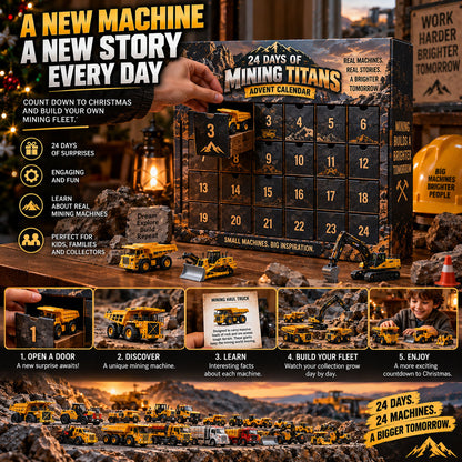 ⛏️ Ready to Unleash the Mining Giants?! 🚜 2026 Mining Titans Advent Calendar – 24 Days of Heavy-Duty Discovery!