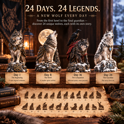 🐺 24 Days of Viking Wolves — 24 Legends of Strength, Loyalty & Brotherhood