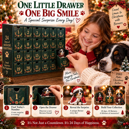 🐾 Ready for 24 Days of Berner Happiness?! 🎄 2026 Bernese Mountain Dog Advent Calendar – 24 Fluffy Christmas Surprises!