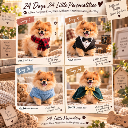 The Fluffy Pomeranian Crew – 24 Little Companions to Discover & Collect