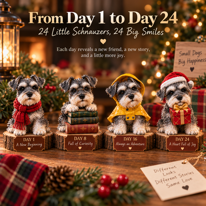 24 Days of Schnauzer Love – A Little Bearded Friend Every Day