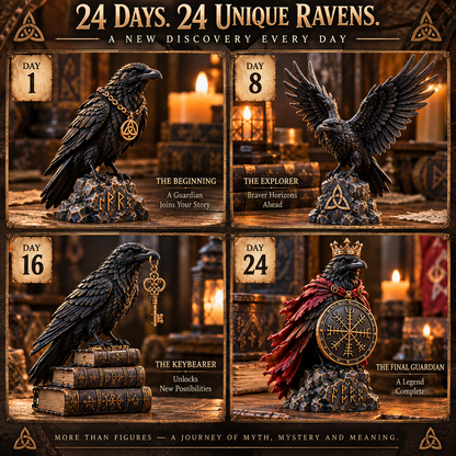 24 Days of Viking Ravens – A Nordic Legend Revealed One Raven at a Time