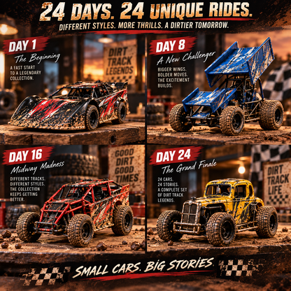 🏁 Born for the Dirt, Built for the Thrill! 🔥 2026 – 24 Days of Racing Passion & Collectible Rides