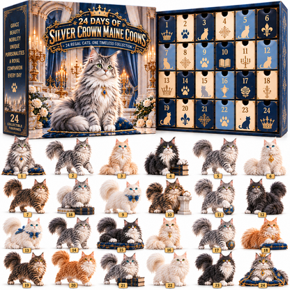 👑 Born to Be Royal! 🐾 24-Day Maine Coon Cat Advent Calendar