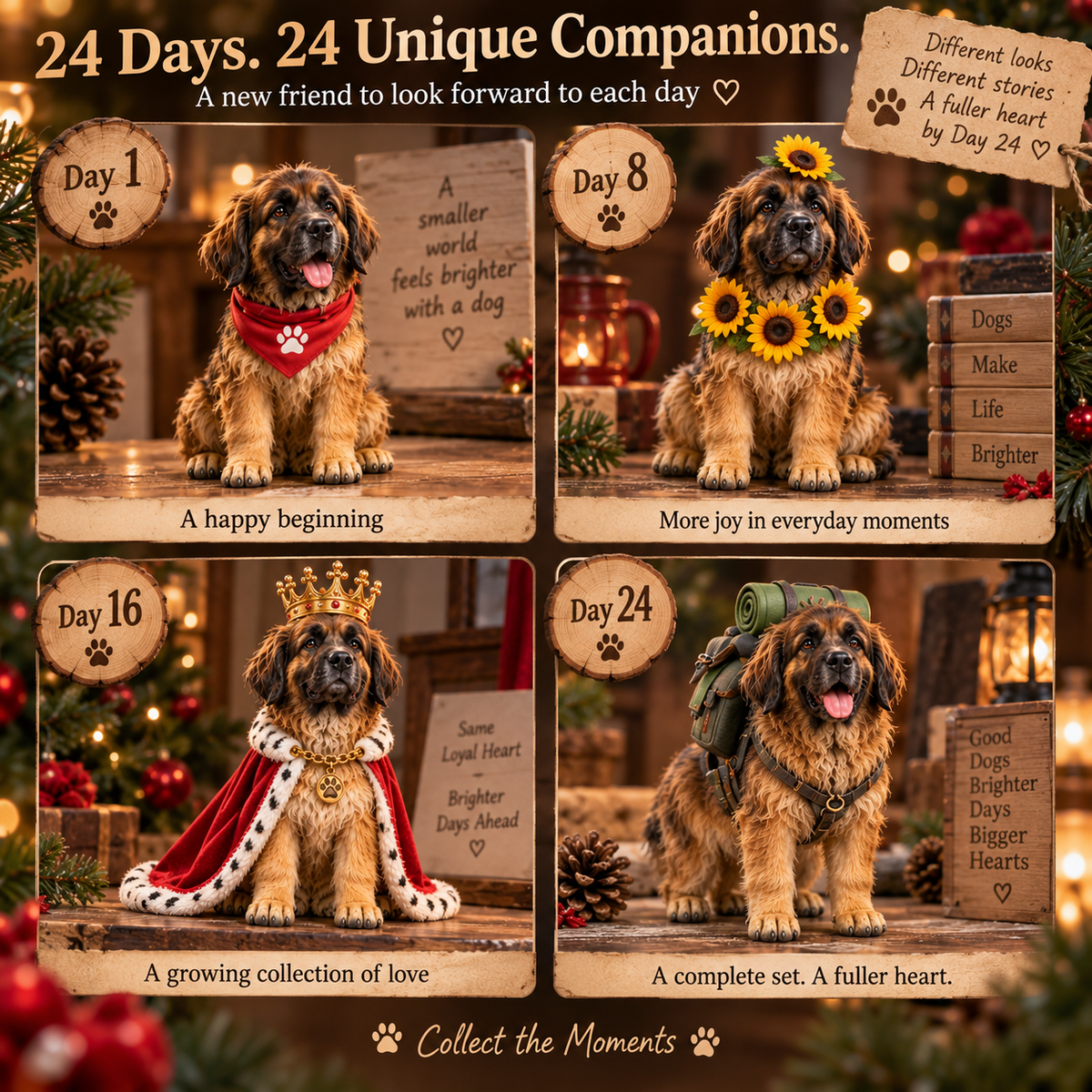 🐾 Big Dogs. Bigger Hearts. 24 Little Leonbergers to Love. ❤️