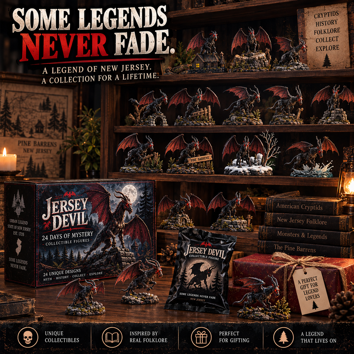 🦇 24 Days of Jersey Devil Legends – The Pine Barrens Mystery Collection