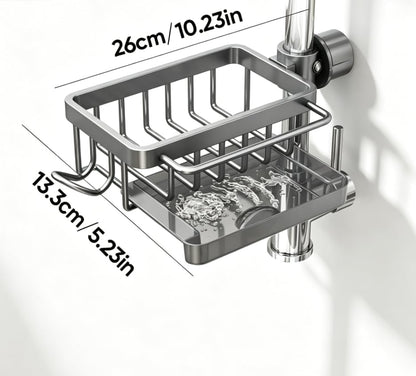 Faucet Drainer Basket – No-Drill Sink Organizer - Style 2