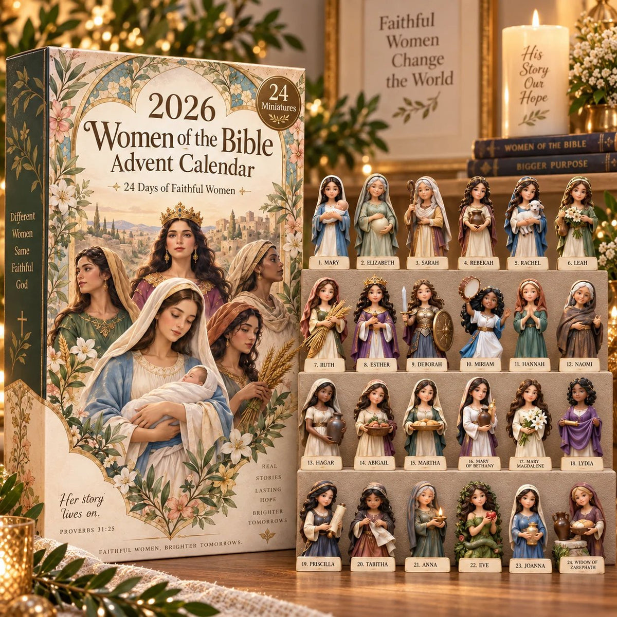 2026 Women of the Bible Advent Calendar ✝️ – 24 Days of Faithful Women
