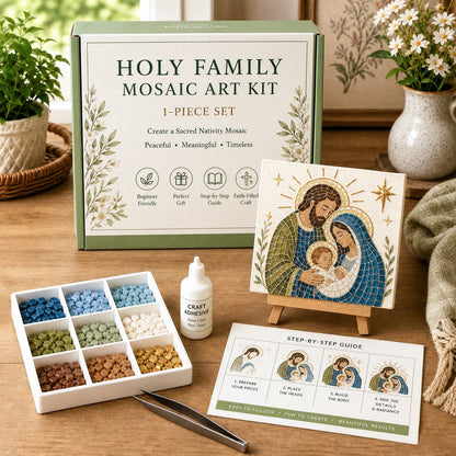 💥 LAST DAY 49% OFF - Nativity Sea Glass Art Kit – Beginner-Friendly ✨
