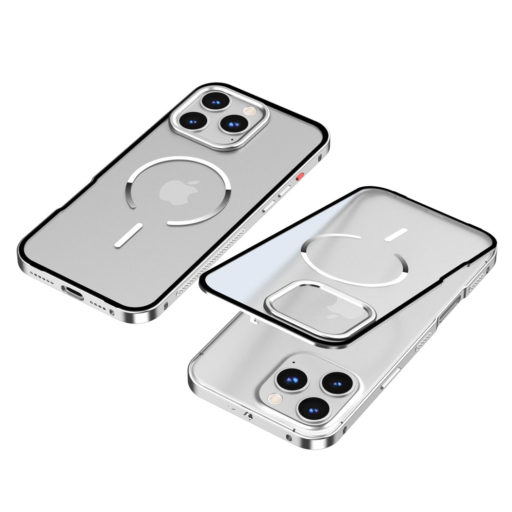 For iPhone 18 Pro Max Magnetic Metal Armor Case – Slim Premium Protection