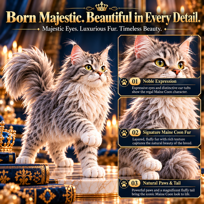 👑 Born to Be Royal! 🐾 24-Day Maine Coon Cat Advent Calendar
